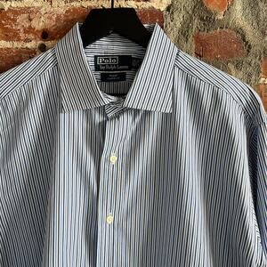 Polo Ralph Lauren Regent Classic French Cuff Dress Shirt 17.5 34/35 28x33